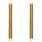 12" Gold Glittered Flameless Taper Candles, 2ct.